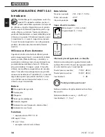 Preview for 13 page of Parkside PHET 15 A1 Original Instructions Manual