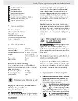 Предварительный просмотр 21 страницы Parkside PHKS 1300 A1 Operation And Safety Notes Translation Of Original Operation Manual