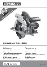 Предварительный просмотр 1 страницы Parkside PHKS 1350 B2 Original Instructions Manual