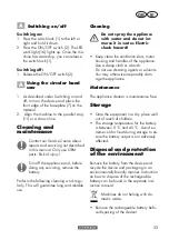 Preview for 33 page of Parkside PHKSA 12 B3 Translation Of The Original Instructions