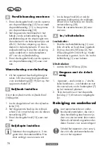 Preview for 70 page of Parkside PHKSA 12 B3 Translation Of The Original Instructions