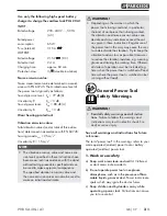 Preview for 7 page of Parkside PHKSA 20-Li A1 Original Instructions Manual