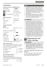 Preview for 7 page of Parkside PHKSA 20-Li A2 Instructions Manual