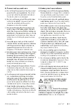 Preview for 9 page of Parkside PHKSA 20-Li A2 Instructions Manual