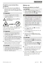 Preview for 13 page of Parkside PHKSA 20-Li A2 Instructions Manual