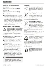 Preview for 16 page of Parkside PHKSA 20-Li A2 Instructions Manual