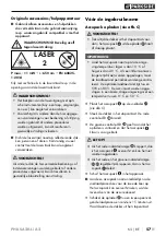 Preview for 61 page of Parkside PHKSA 20-Li A2 Original Instructions Manual