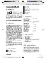 Предварительный просмотр 7 страницы Parkside PISG 80 A1 Assembly, Operating, And Care Manual