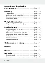 Preview for 58 page of Parkside PKLL 7 C3 Translation Of The Original Instructions