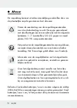 Preview for 72 page of Parkside PKLL 7 C3 Translation Of The Original Instructions