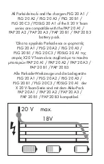 Предварительный просмотр 4 страницы Parkside PLG 20 C1 Operation And Safety Notes