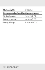 Предварительный просмотр 13 страницы Parkside PLG 20 C1 Operation And Safety Notes