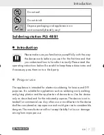 Предварительный просмотр 7 страницы Parkside PLS 48 B1 Operation Manual