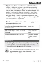 Preview for 32 page of Parkside PLS 48 C1 Translation Of The Original Instructions