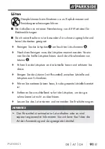 Preview for 94 page of Parkside PLS 48 C1 Translation Of The Original Instructions