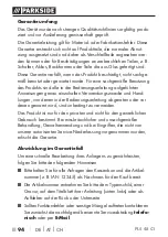 Preview for 97 page of Parkside PLS 48 C1 Translation Of The Original Instructions