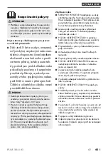 Предварительный просмотр 49 страницы Parkside PLSA 20-Li A1 Instructions Manual