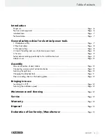 Preview for 5 page of Parkside PMFW 280 A2 Operation Manual