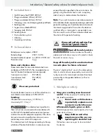 Preview for 7 page of Parkside PMFW 280 A2 Operation Manual