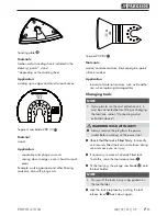 Предварительный просмотр 10 страницы Parkside PMFW 310 C2 Translation Of The Original Instructions