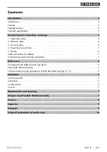 Предварительный просмотр 4 страницы Parkside PMK 550 A1 Translation Of The Original Instructions