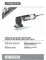 Предварительный просмотр 1 страницы Parkside PMST 100 A1 Instruction Manual