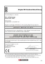 Preview for 61 page of Parkside PNTS 1400 D1 Translation Of Original Operation Manual