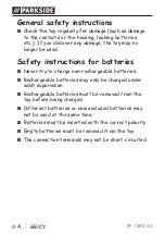 Предварительный просмотр 7 страницы Parkside PP 1500 A1 Operation And Safety Notes, Notes For Parents