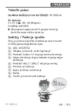 Предварительный просмотр 12 страницы Parkside PP 1500 A1 Operation And Safety Notes, Notes For Parents