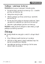 Предварительный просмотр 14 страницы Parkside PP 1500 A1 Operation And Safety Notes, Notes For Parents