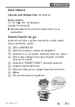 Предварительный просмотр 18 страницы Parkside PP 1500 A1 Operation And Safety Notes, Notes For Parents