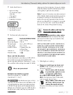 Preview for 8 page of Parkside PPHSS 730 SE Operation And Safety Notes