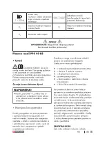 Preview for 253 page of Parkside PPS 40 B3 Operation And Safety Notes