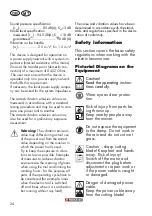 Preview for 24 page of Parkside PRM 1800 A1 Translation Of The Original Instructions