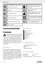 Preview for 6 page of Parkside PSG 50 B2 Operation And Safety Notes Translation Of Original Operation Manual