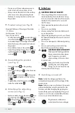 Preview for 10 page of Parkside PSG 85 A1 Translation Of Original Instructions