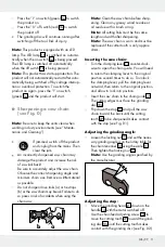 Предварительный просмотр 11 страницы Parkside PSG 85 A1 Translation Of Original Instructions