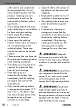 Preview for 10 page of Parkside PSHL 2 A2 Operation And Safety Notes Translation Of The Original Instructions