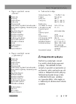 Предварительный просмотр 57 страницы Parkside PSHL 2 D1 Operation And Safety Notes