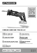 Parkside PSSA 20-Li A1 Original Instructions Manual preview