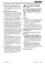 Предварительный просмотр 9 страницы Parkside PSSA 20-Li A1 Translation Of The Original Instruction