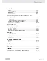 Preview for 6 page of Parkside PSTK 730 A1 Operation And Safety Notes