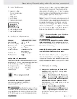 Preview for 8 page of Parkside PSTK 730 A1 Operation And Safety Notes