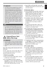 Preview for 7 page of Parkside PSTK 800 A1 Original Operation Manual