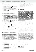 Preview for 42 page of Parkside PTS 480 A1 Operation And Safety Notes