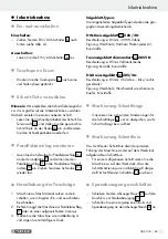 Preview for 69 page of Parkside PTS 500 A1 Operation And Safety Notes Translation Of The Original Instructions