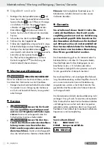 Preview for 70 page of Parkside PTS 500 A1 Operation And Safety Notes Translation Of The Original Instructions