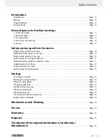 Preview for 5 page of Parkside PTS 500 A1 Operation And Safety Notes