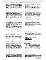 Preview for 8 page of Parkside PTS 500 A1 Operation And Safety Notes