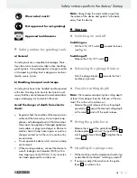 Preview for 13 page of Parkside PTS 500 A1 Operation And Safety Notes